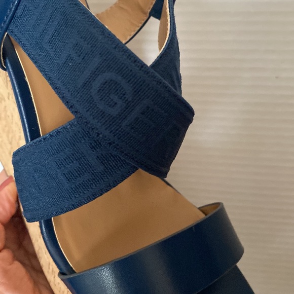 Tommy Hilfiger Kezno Cork Wedge Heel Sandals Size 10M NWOT. - Picture 7 of 10